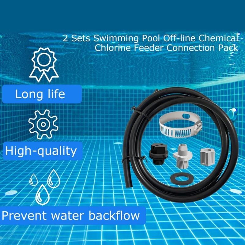 Efficient Pool Pump Connection Kit Stable Pool Filter Connection Easy to Use Connection Pack for CL200/CL220 Filters