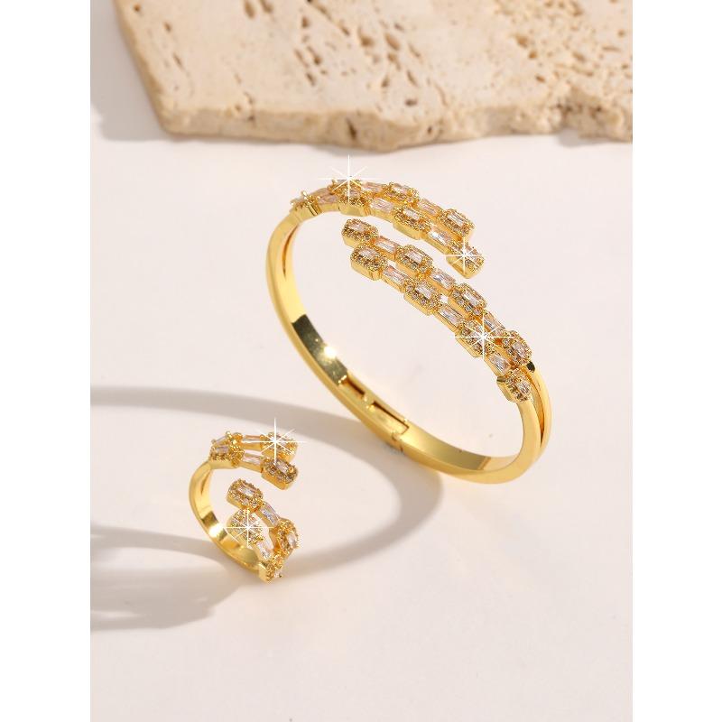 Korean style ins trendy multi-layer ring & bracelet set - new design jewelry