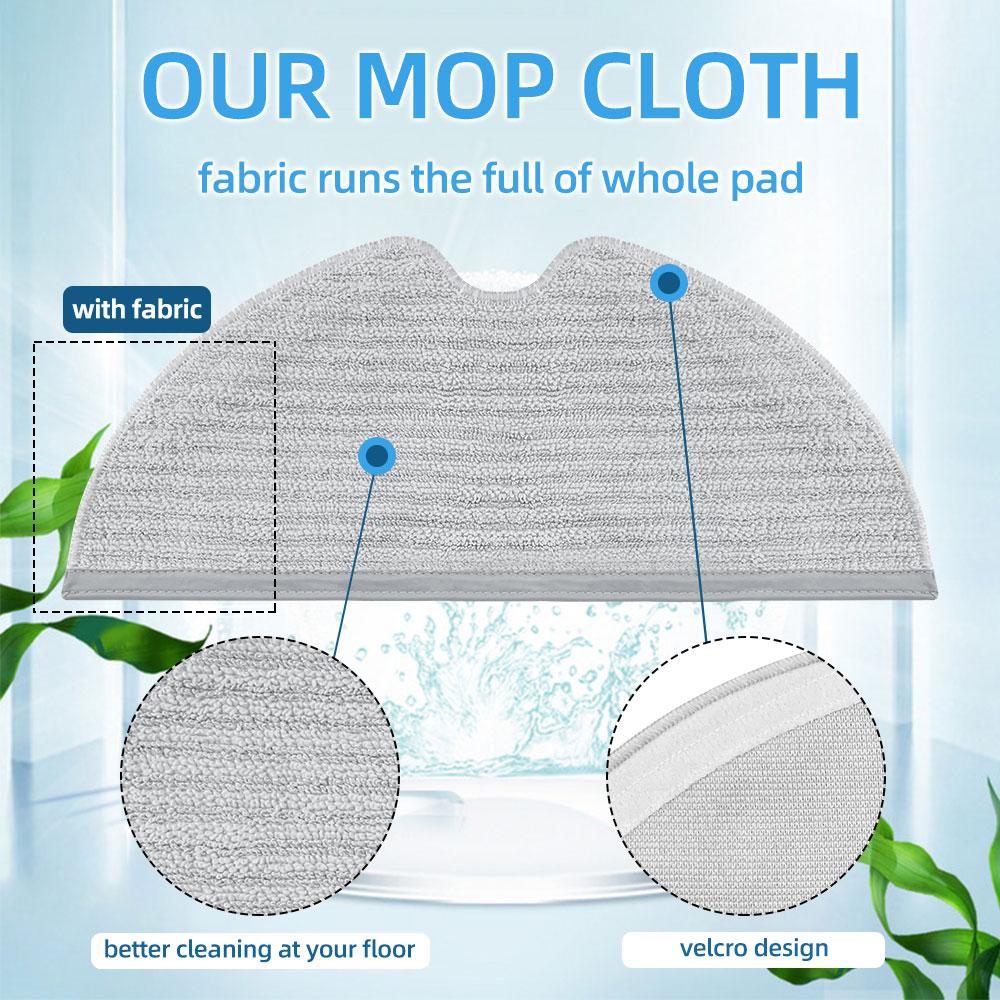 For Dreame D9/ D9 Pro/ D9 Max/ L10 Pro/ Trouver LDS Vacuum-Mop Finder Robot Vacuum Spare Parts Main Side Brush Hepa Filter Mop