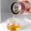 500ML Tea Water Bottle High Borosilicate Glass Double Layer Tea Water Cup Teas Infuser Bottle Tumbler Drinkware with Teas Filter