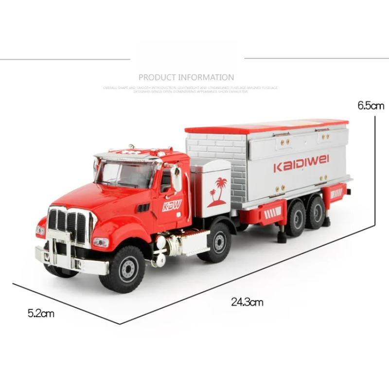 

1:50 литых под давлением моделей грузовиков, игрушек, трансформирующихся в автофургон, дом на колесах, караван, реплика большого фургона, транспортного средства для отдыха P236