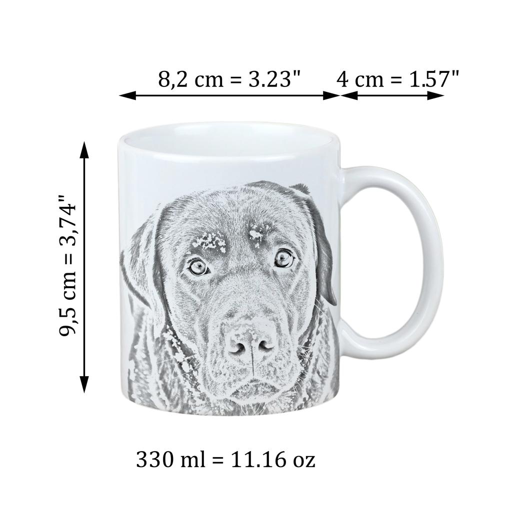 Labrador Retriever - Cup with a Dog, Personalized Cup with a Print, a Classic Gift for Everyone from the Art-Dog Brand