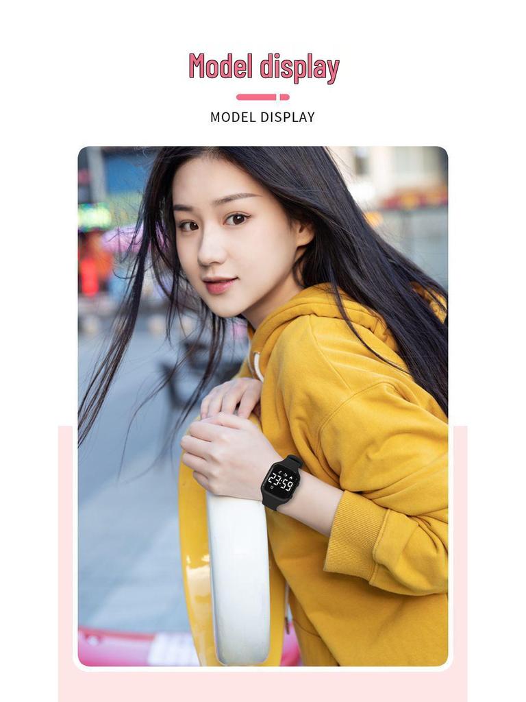 Kids' Smartwatch for Girls & Boys - Waterproof, Alarm Clock, Time-Only Sport Watch for Students