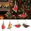 Multicolor Christmas Hanging Decorations Iron Art Retro Drop Ornament Cartoon Angel Girl Xmas Tree Embellishment