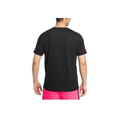 Dri-Fit Bequem Stilvoll Passend Vielseitig Kurzarm T-Shirt Herren Oberteile Schwarz HJ3465-010