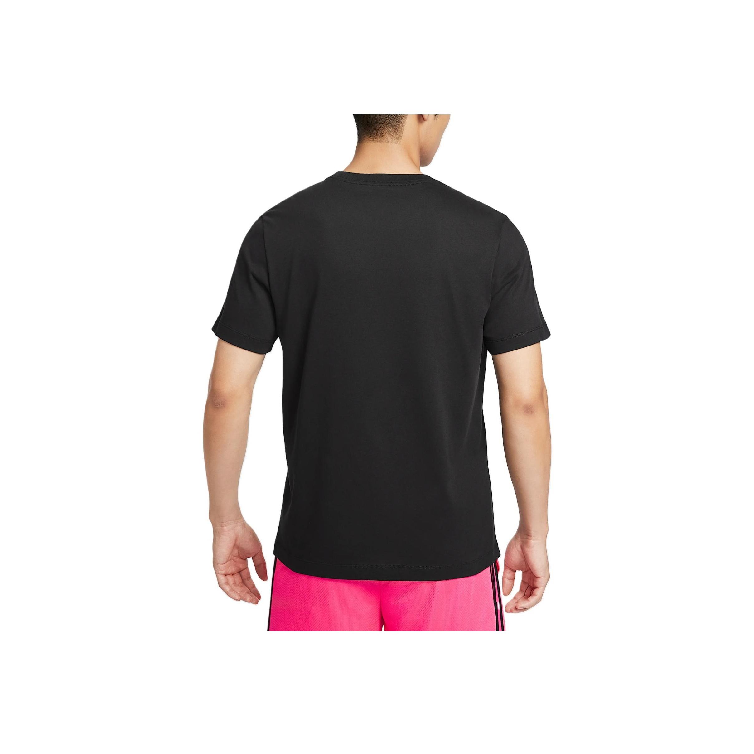 

Nike Dri-Fit Удобная Стильная Посадка Универсальная Футболка с Коротким Рукавом Мужские Топы Черный HJ3465-010 M