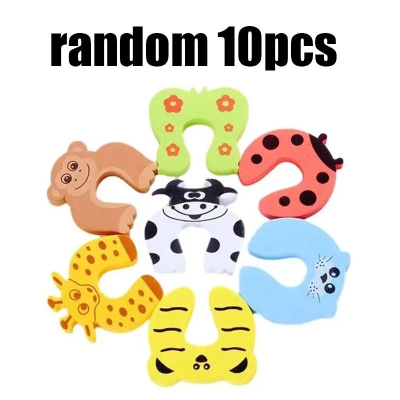 5/30pcs Baby Safety Door Stopper For Newborn Furniture Protection Anti-Pinch Hand Cute Animal Care Child Lock Finger Protector