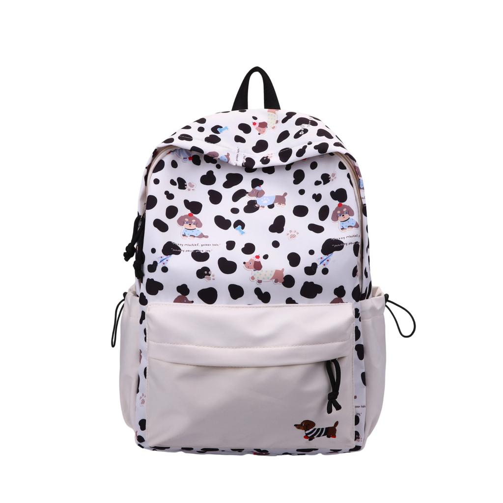 School Bag Korean Style INS Cartoon Cute Backpack for Women, Large Capacity for Elementary and Middle School Students, Casual Fashion Backpack