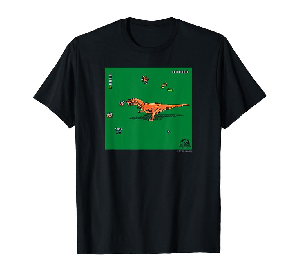 Jurassic World VS T-Rex (pixel) T-shirt