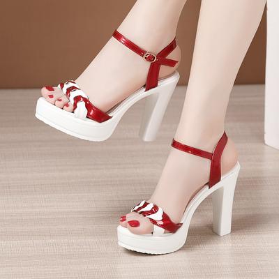 Woman Summer Platform Shoe Woman Elegant Party Sandal Women Wedge Heels Sandal Ladies High Heel