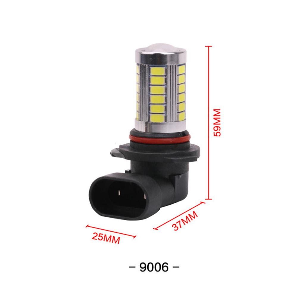 H4/H7/9005/9006 33SMD LED Car Headlight Bulb Daytime Running Light White Motorcycle Fog Lamp 1PC