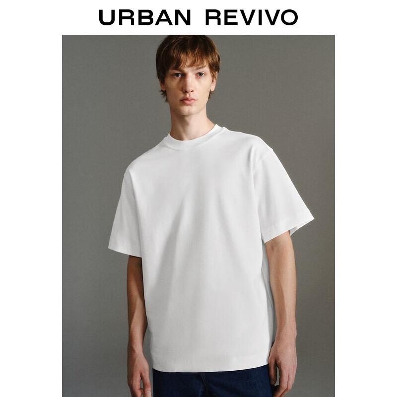 UR Men s Basic Solid Round Neck Short Sleeve T-Shirt M