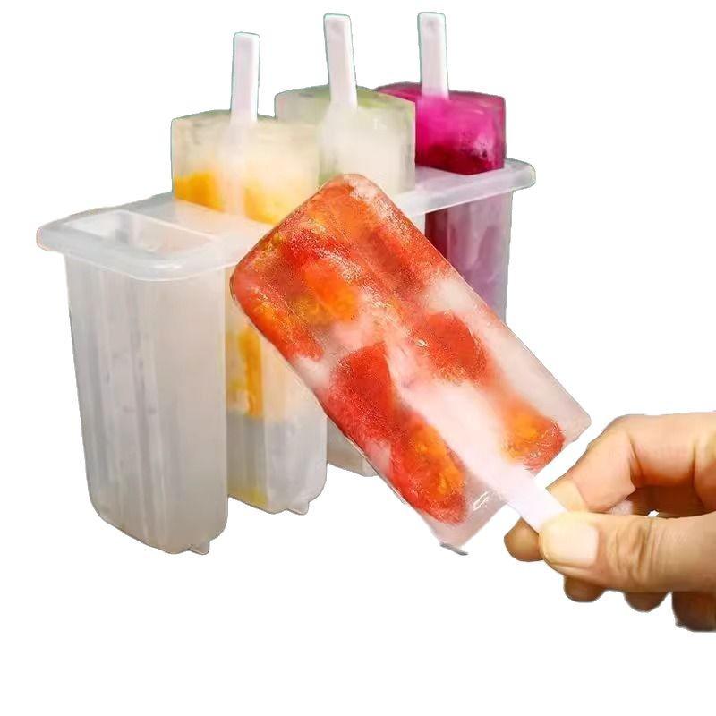 Kostenloser Versand: Selbstgemachte Eis am Stiel Formen - Sommer Eis & Gefrorene Frucht Leckereien für Kinder