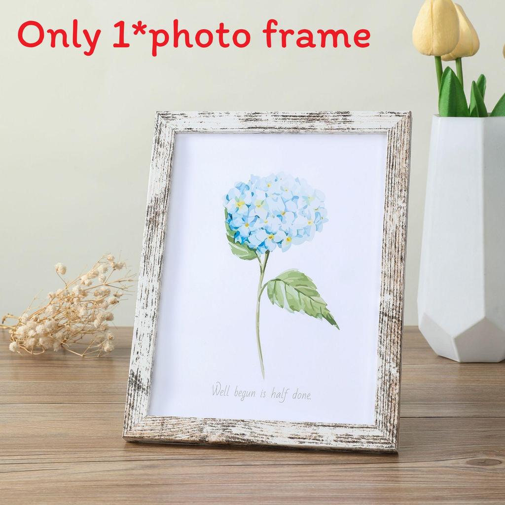 Vintage Frame Photo Handmade Wooden Wall Mount Picture Frames For Display Gift