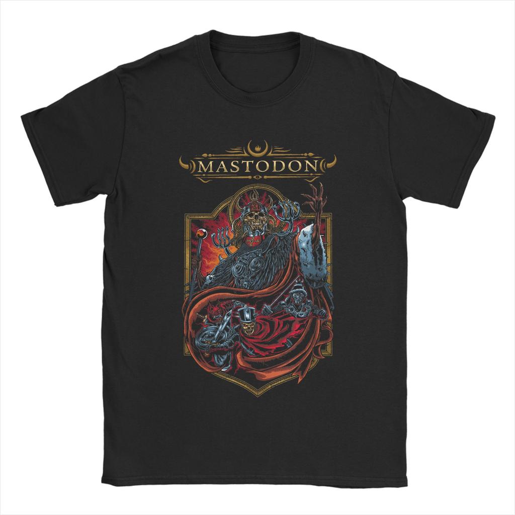Mastodon Floods of Triton T Shirt for Men Cotton Casual TShirts O Neck  Tee Shirt Short Sleeve Clothing 4XL 5XL