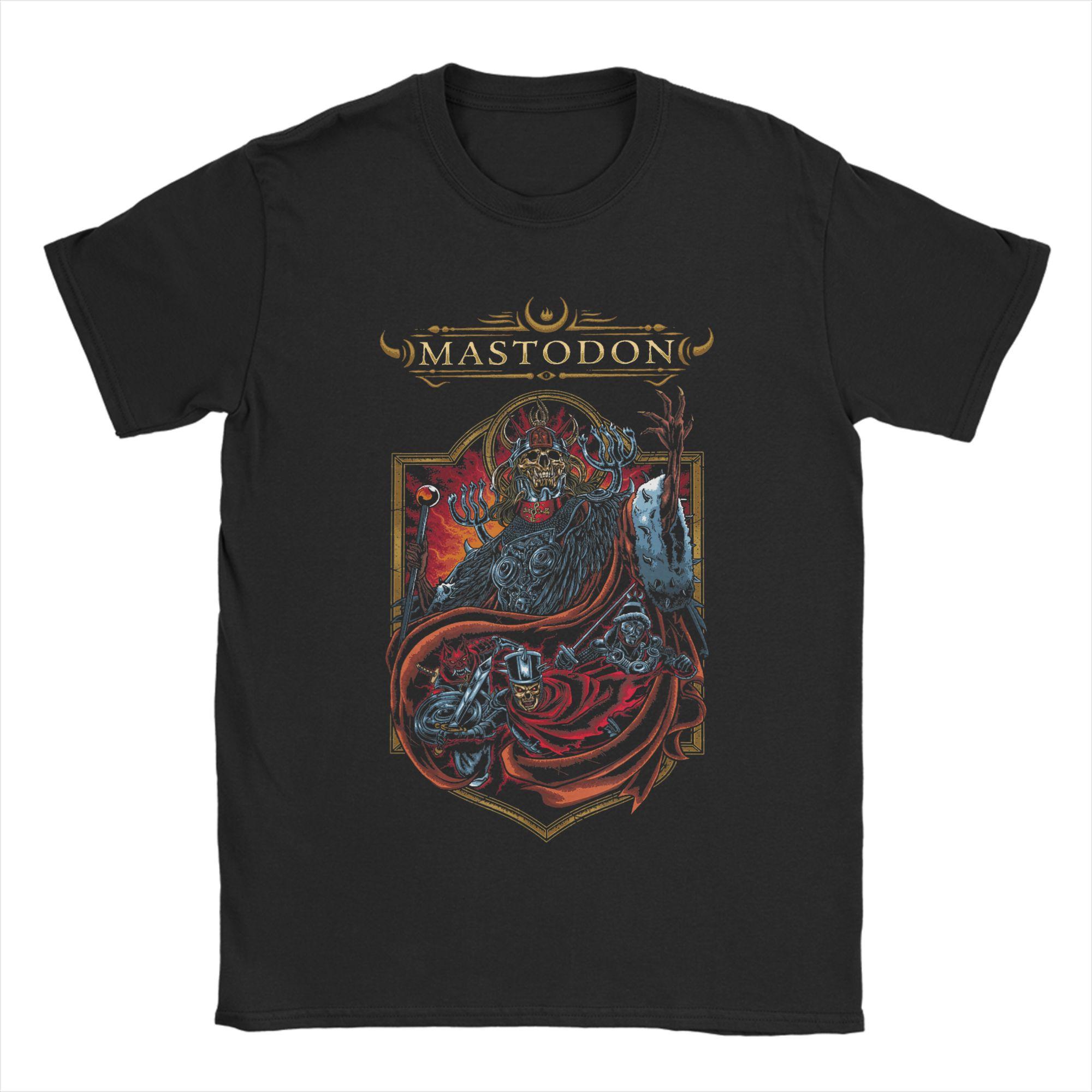 

Mastodon Floods of Triton T Shirt for Men Cotton Casual TShirts O Neck Tee Shirt Short Sleeve Clothing 4XL 5XL 4XL