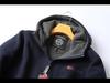 Men's Winter Thick Double-Layer Polar Fleece Hooded Jacket - Cold-Resistant, Warm, Large Size