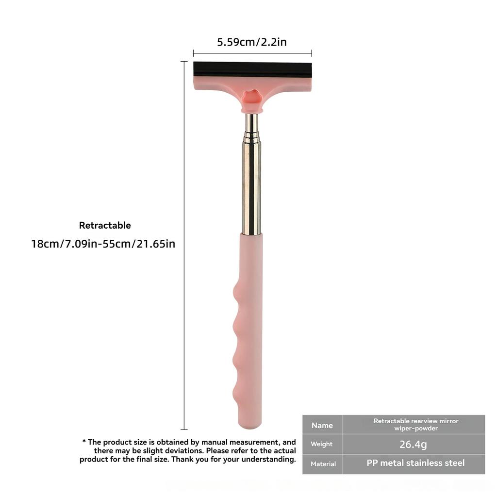 1PCS Portable Rearview Mirror Wiper for Automotive New Retractable Car Windshield Wiper Arm Portable Auto Products