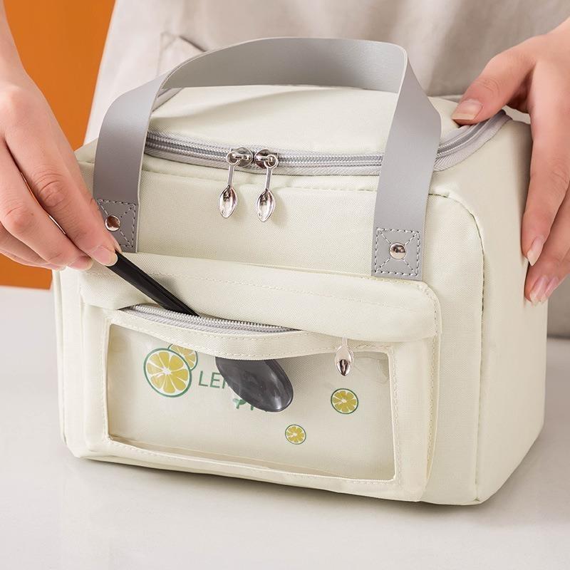 Polyester-Lunchbox-Tasche im japanischen Stil mit isolierter Folienauskleidung