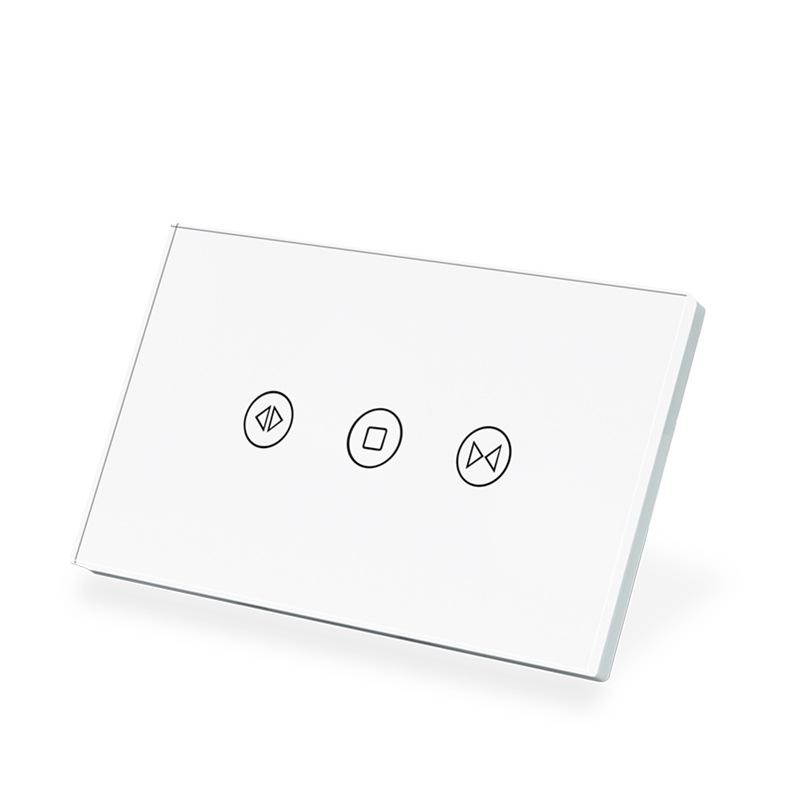 Zigbee Smart Touch Curtain Switch with Alexa Voice Control and Tuya Integration