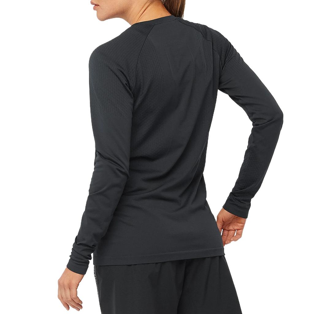 Salomon Sense Aero Seamless Soft Comfortable Fitting Simple Solid Color Long Sleeve T-Shirt Women tops C18783