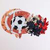 167 Pcs Ball Theme Balloon Arch Garland Kit Navy Blue Matte Red Natural Sand Balloons Ball Foil Balloons for Sports Theme Party Games Garden Theme