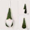 3pcs Christmas Gnomes Plush Santa Doll Knitted Fabric Xmas Tree Hanging Ornaments Gonk Dwarf Elf Decoration Gifts New Year