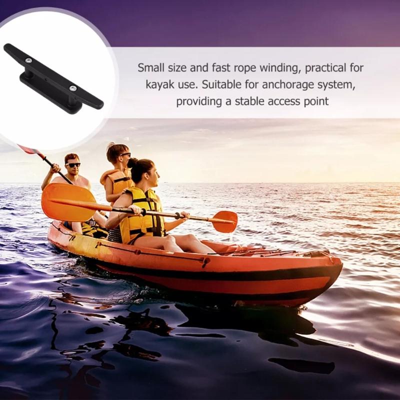 2Pcs Kayak Rope Rack Replacement Nylon Boats Kayak Canoes Cleat Kayak Rope Frame Cleat for Docking Boats, Canoes