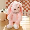 Gentle Appease Rabbit Plush Toys Premium Cozy Lifelike Bunny Doll Warm Delicate Scarf Sweater Rabbit Lovely Gift