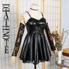 Death Note Misa Amane Cosplay Costume with Cross Necklace