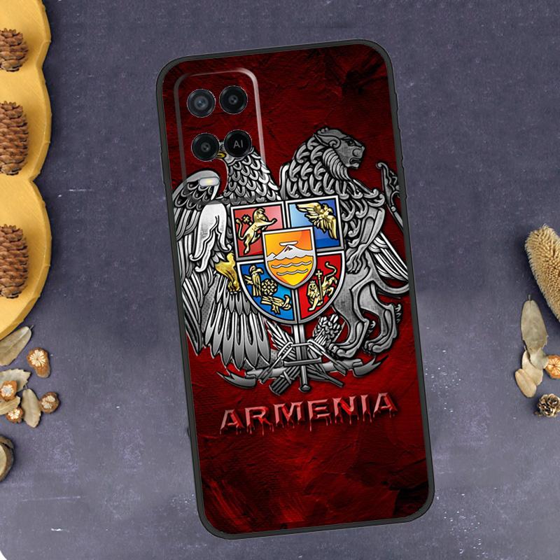 Armenia Armenian Flag Phone Case For Oppo A96 A16 A76 A78 A58 A18 A38 A98 A17 A77 A80 A40 A60 A74 A94 A54 A15 A57S