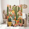 Minimalist Cactus Green Desert Plant Blanket Soft Throw Blanket for Home Bedroom Bed Sofa Picnic Travel Office Rest Blanket Gift