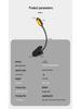 USB Rechargeable LED Clip-On Reading Lamp: Eye Protection, Portable Mini Desk Light for Students and Night Reading
