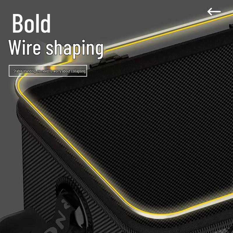 Foldable Hard Shell Fishing Bucket & Seat with Integrated Live Fish Storage