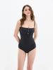 MADIN Cozy One-Piece Swimsuit_Dark Gray