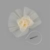 Fascinators Hat Flower Mesh Decors Headbands and Clip Teas Party Headwear Breathable Polyester Fabric Wedding Accessory