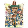 Inazuma Eleven Blankets Flannel Textile Decor Video Game Sports Game Breathable Soft Throw Blankets for Home Travel Quilt