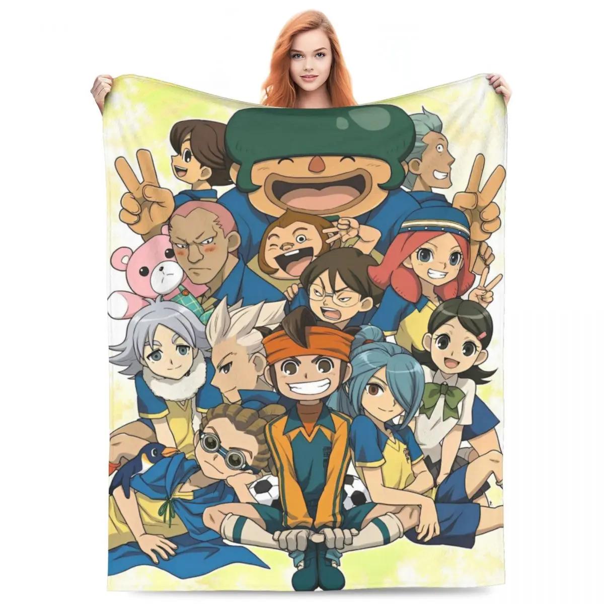

Inazuma Eleven Blankets Flannel Textile Decor Video Game Sports Game Breathable Soft Throw Blankets for Home Travel Quilt 75x90cm