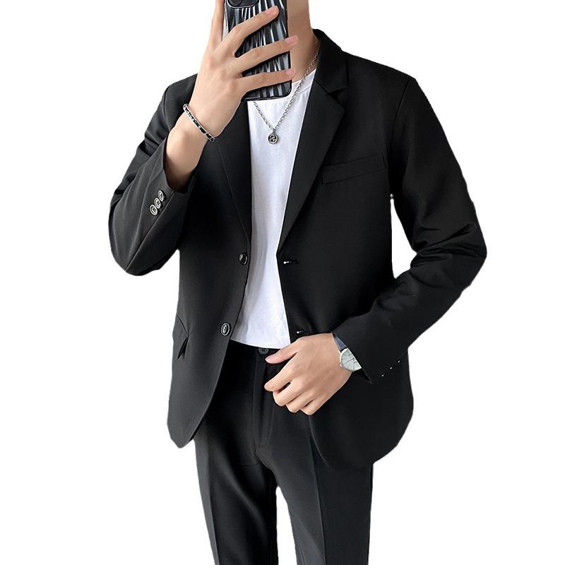 Men's Jacket Office Casual Jacket Men's Casual Plus Size Suit Groom Dress Slim Jacket