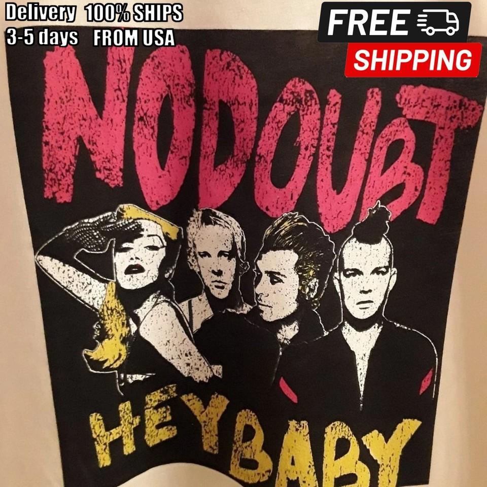 No Doubt Hey Baby Classic style White T shirt Men Women Unisex tee NH15662 Unisex T-Shirt L