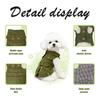 British Style Pet Dog Clothes Trench Coat  Winter Thicken Jacket Coat Costumes Hoodies Clothes for Small Puppy Dogs Cat Clothing