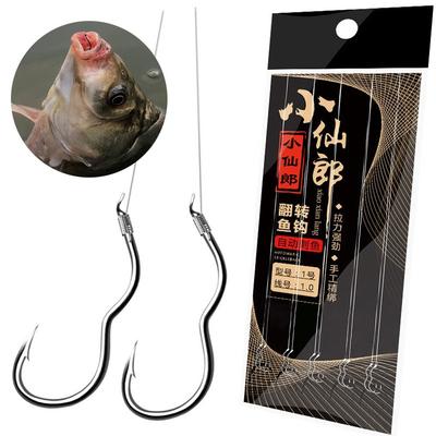 5 Paare/paket High Carbon Stahl Doppel Angelhaken Angelgerät Karpfenangeln Zubehör
