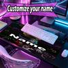 Custom Name Personalized Five Nights at Freddy's Pattern Mousepad, Laptop PC Desk Mat, Decorative Desk Mat for Home Keyboard Pad Gift