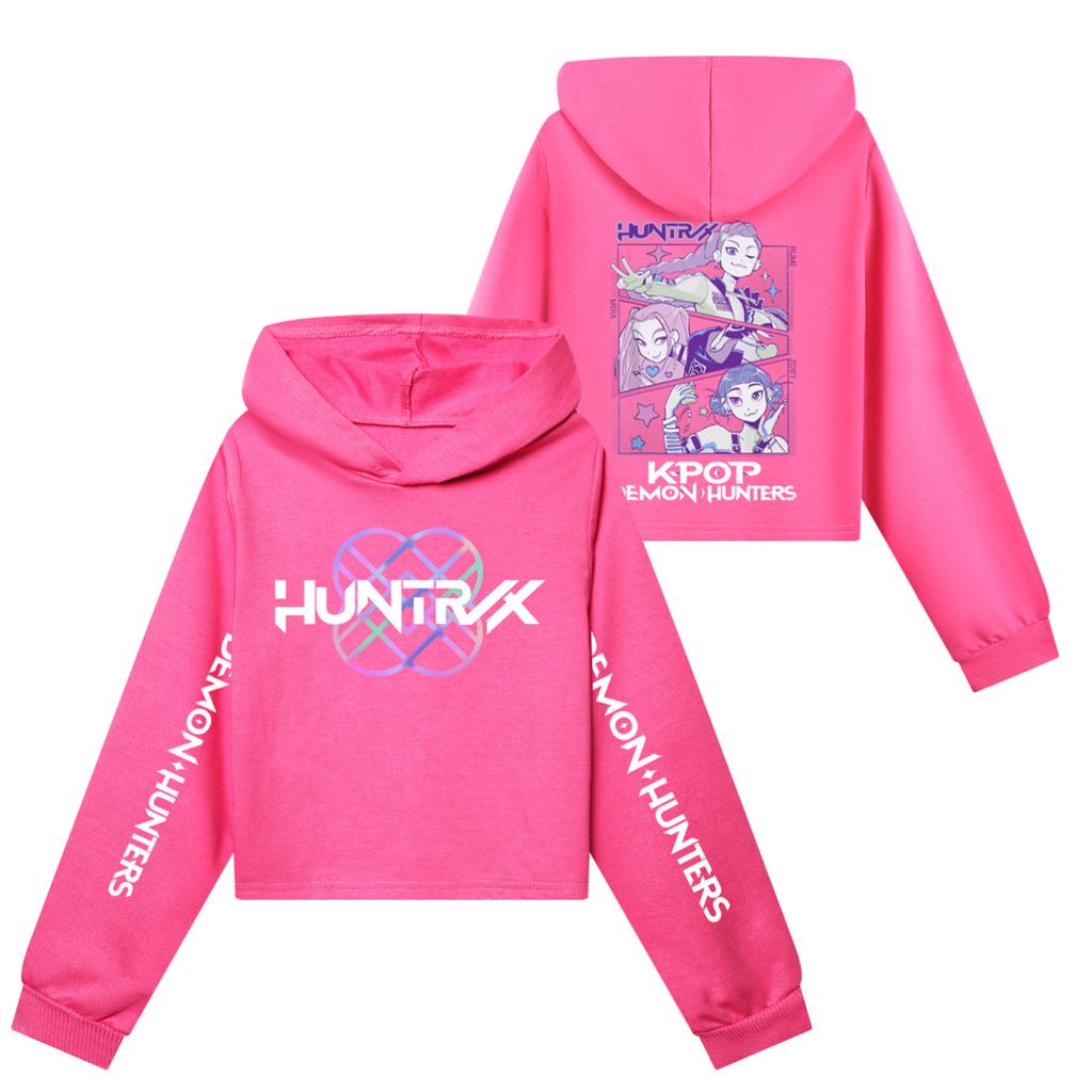 Kids' Long Sleeve Loose Pullover Letter Print Drawstring Hooded Sweatshirt