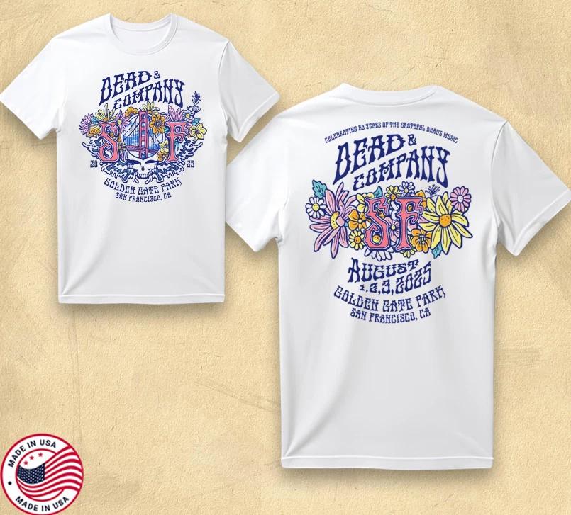 Dead & Company Official 2025 San Francisco Tour Limited Edition T-Shirt S