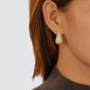 Teardrop Zircon Micro-Inlaid Earrings: Lightweight Luxury, Fashion-Forward, Personalized, Simple Design.