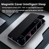 Genuine Leather Flip Cover Case For HUAWEI Mate 70 Pro RS Mate 60 Smart View Wake Sleep Call ID Display