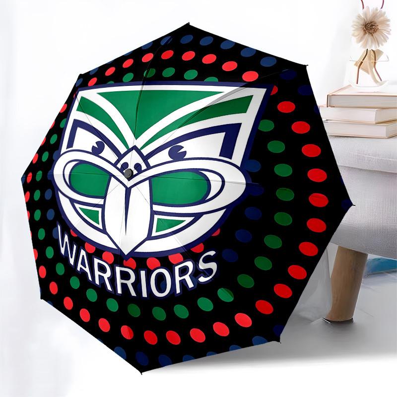 Warriors, Maori Automatic Opening and Closing, 8 rib Structure Portable Umbrella, Suitable for Men and Women in All Seasons Perfect Gift fo