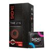 Skore Timeless Ribbed Dotted Latex Condoms With ZigZag Texture Delay Pleasure Pack of 1 X 10pcs With Disposal Pouches