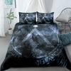 Ancient Alien Symbol Duvet Cover Set 3D Print Sci-Fi Portal Bedding King Queen Twin Size Sci-Fi Bedroom Decor